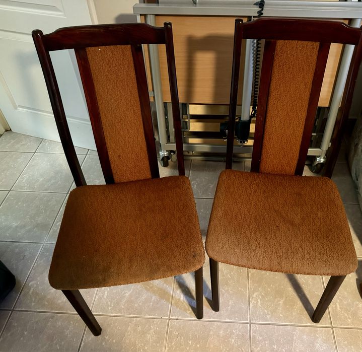 2 szt. Krzesło drewniane