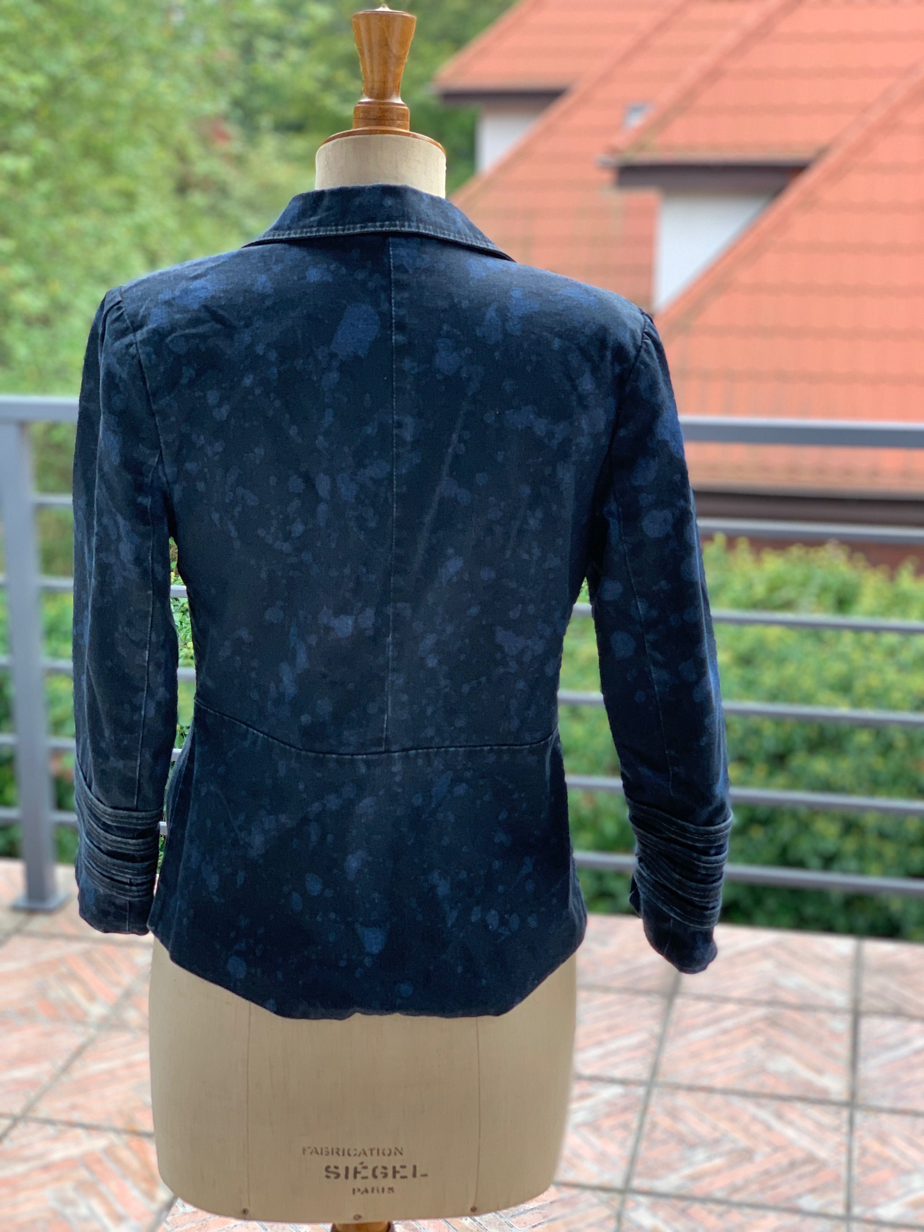 Vero Moda stylowy żakiet jeansowy dżinsowy denim