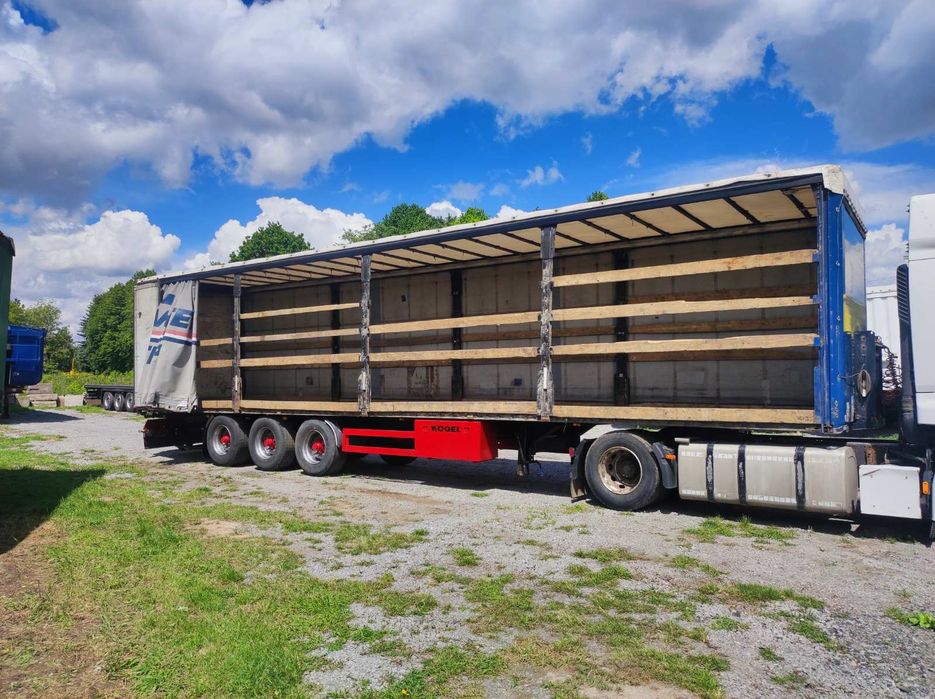 Штора полуприцеп когель площадка соломовоз лісовоз переобладнання