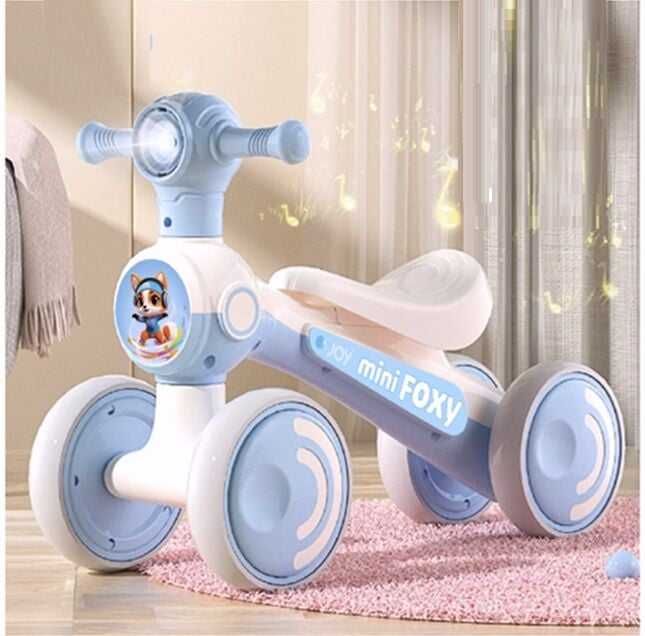 Велобіг JOY 4-х колісний, колеса EVA, підсвітка, українська озвучка