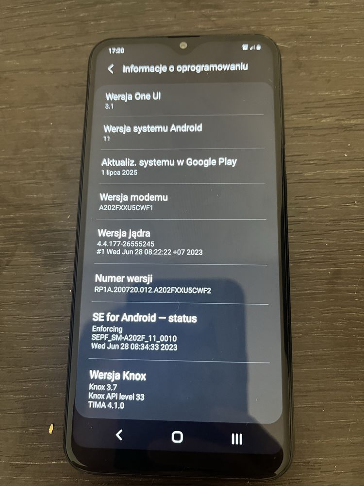 Samsung galaxy A20e stan bdb