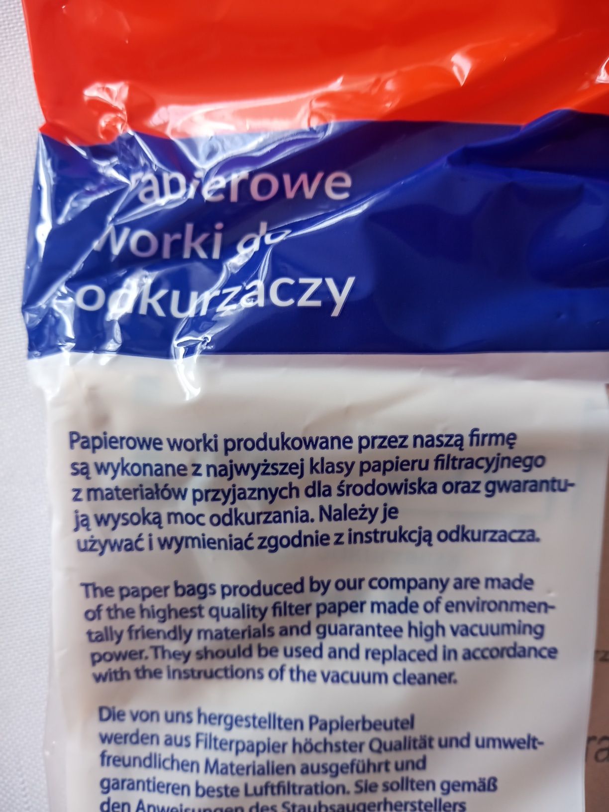 Worki do odkurzacza Zelmer meteor 2, 5 szt. + gratis z mikrowłókniny