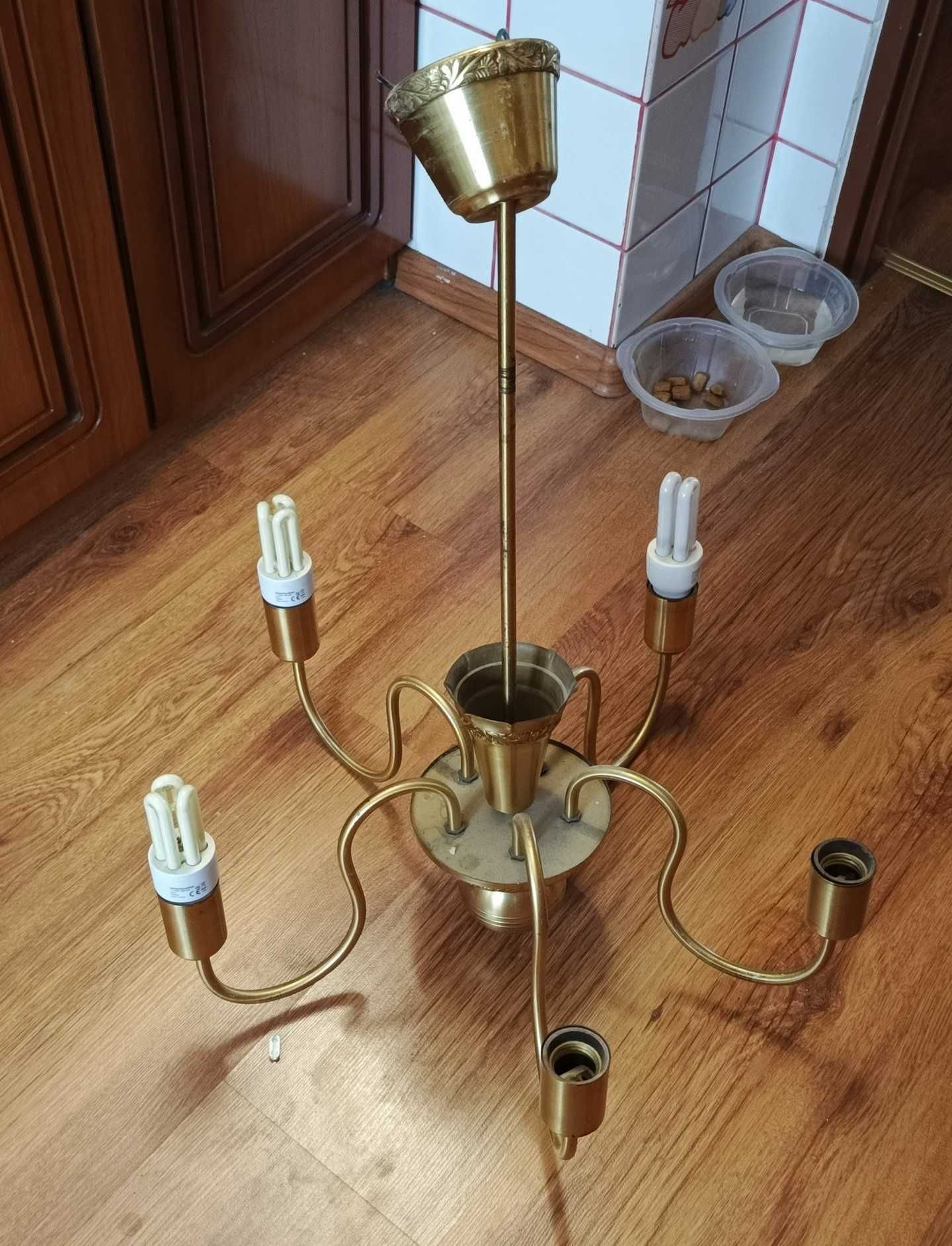 Żyrandol, kinkiety,p lafon.