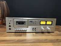 Magnetofon Deck Telefunken TC 450 - zadbany srebrny vu meter