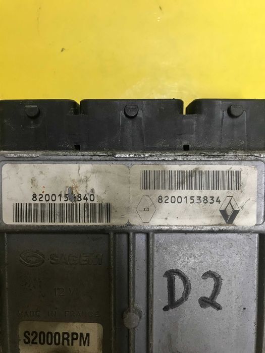 Блок управління двигуном Renault Clio 8200153834