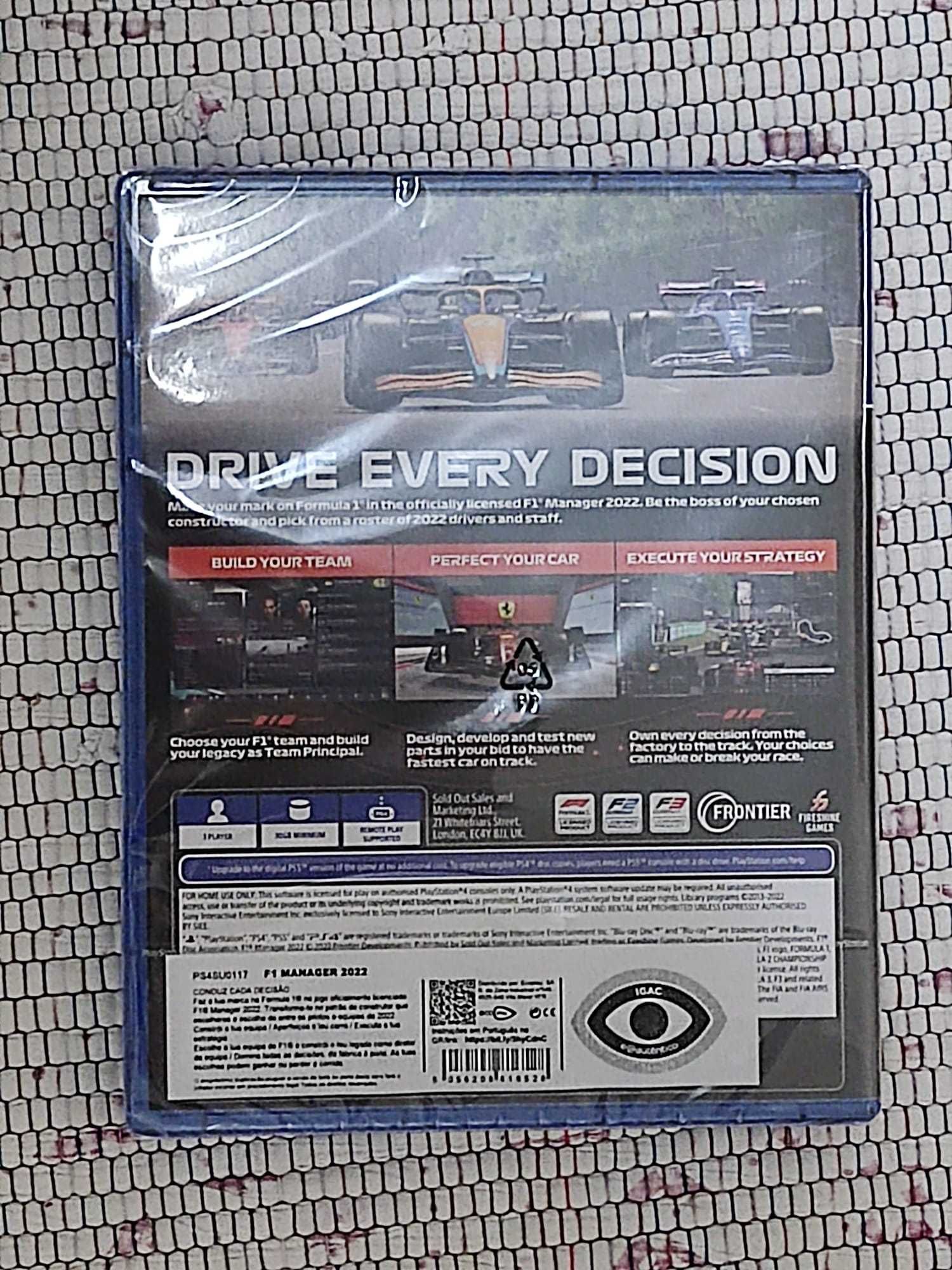 F1 Manager 2022 Playstation 4