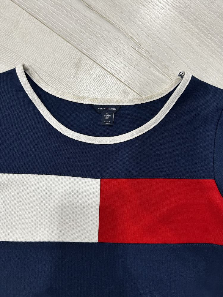 Tommy Hilfiger sukienka r. XL dziecięca granat