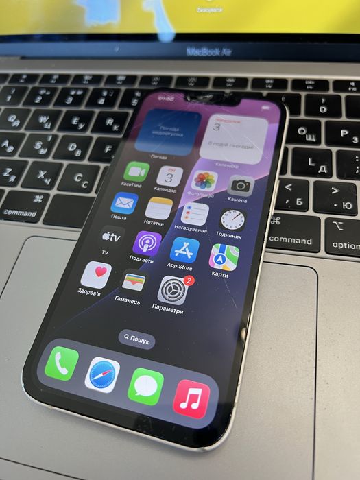 Iphone 14 128гб, неверлок, esim, розбитий