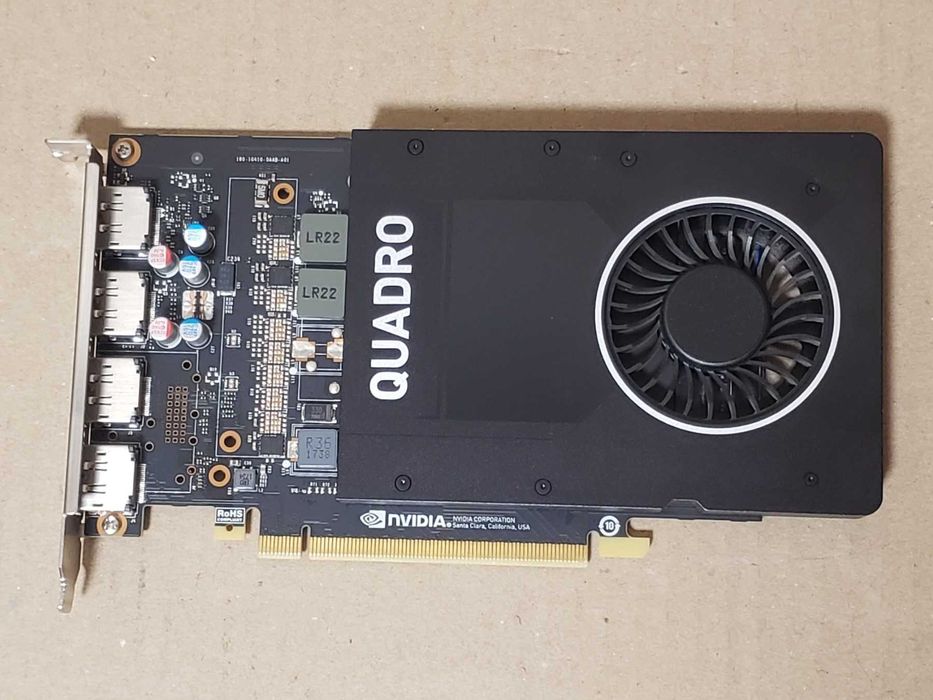 Видеокарта NVIDIA Quadro P2000 5GB DDR5. б.у. отличное состояние.