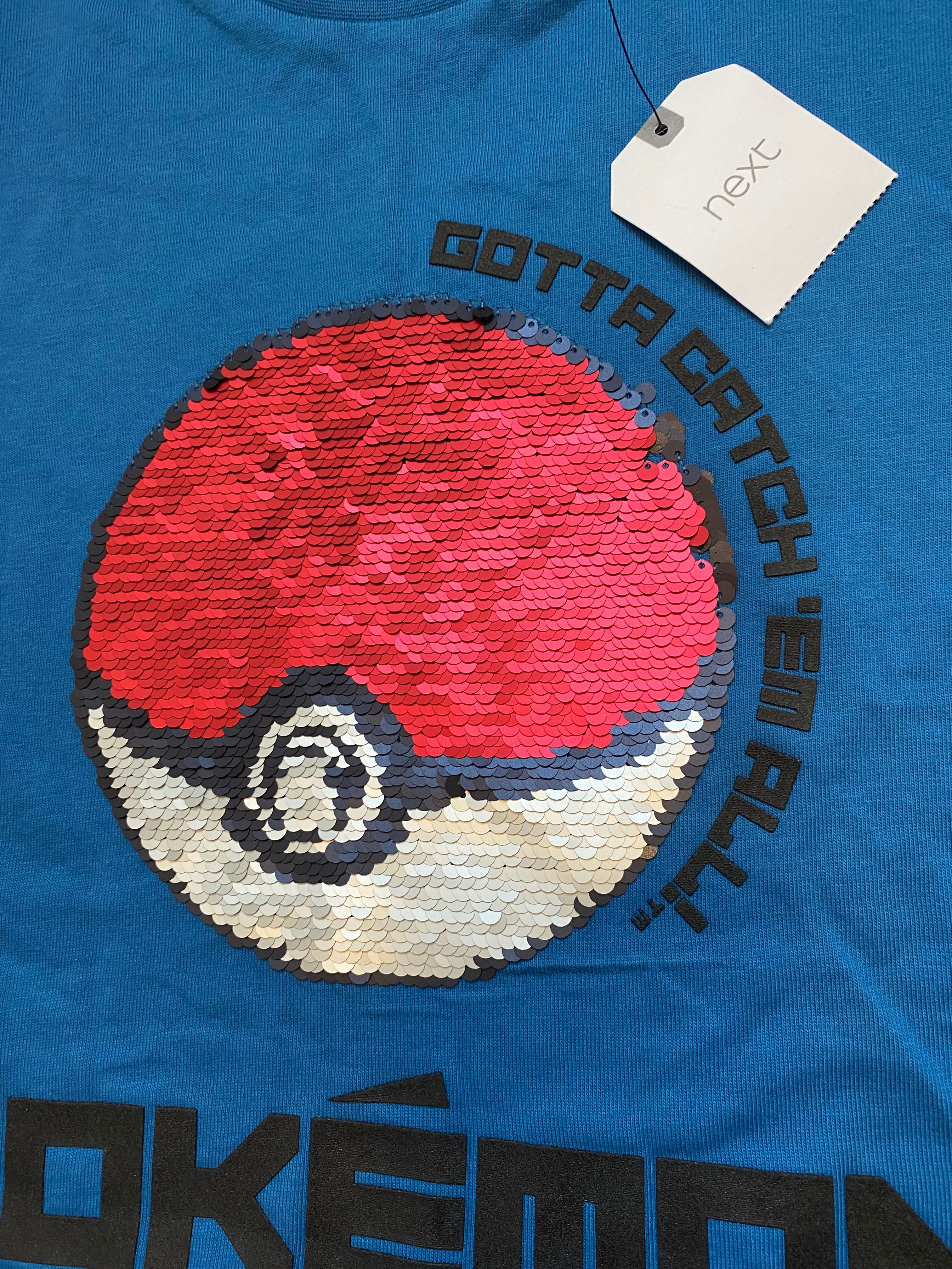 Pokemon Pokeball Koszulka Zmieniająca wzór 9 lat 134 cm