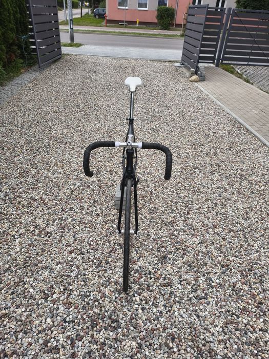 Rower torowy, ostre koło, single speed
