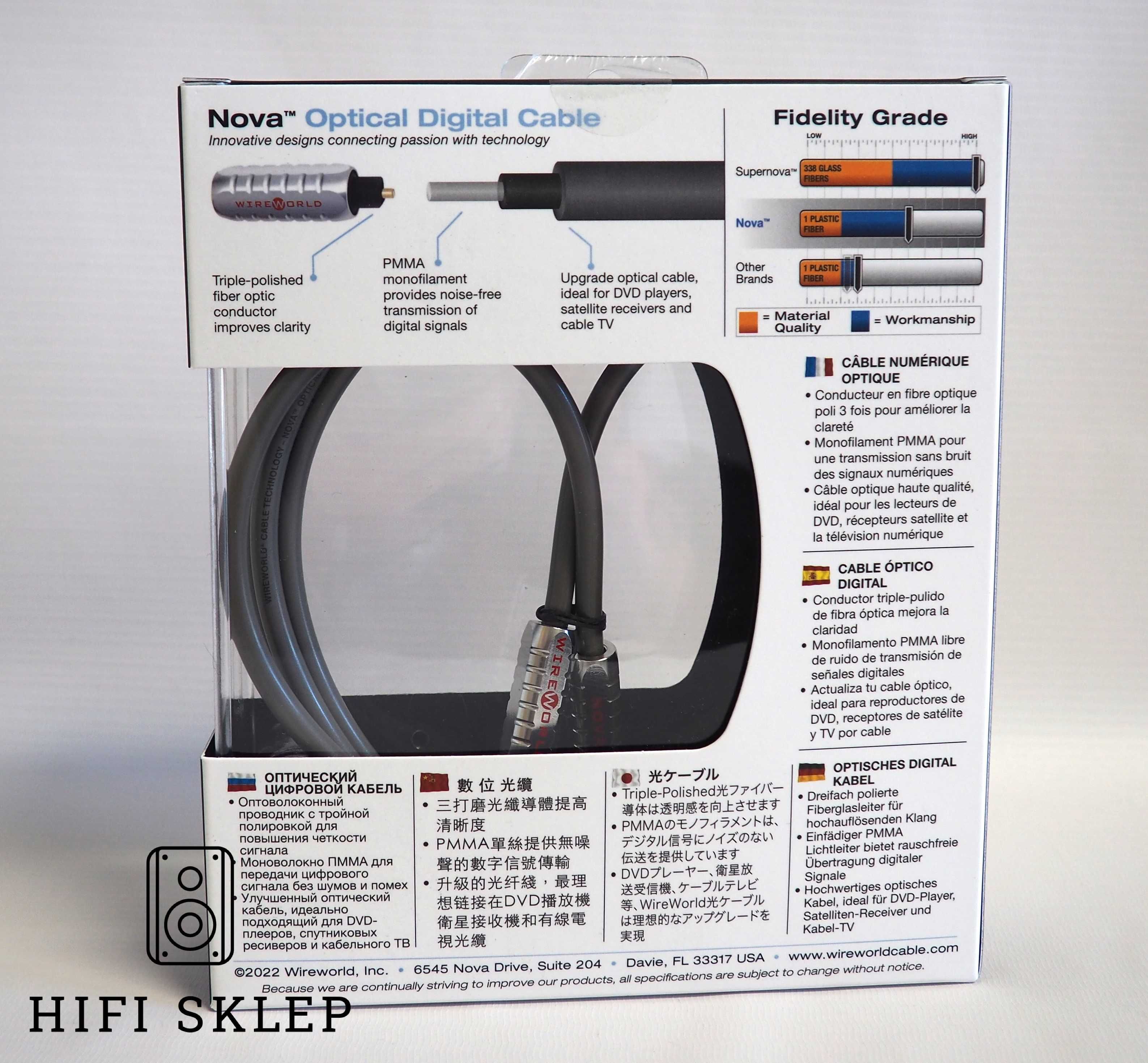 Wireworld NOVA - Kabel optyczny -  2m/promocja