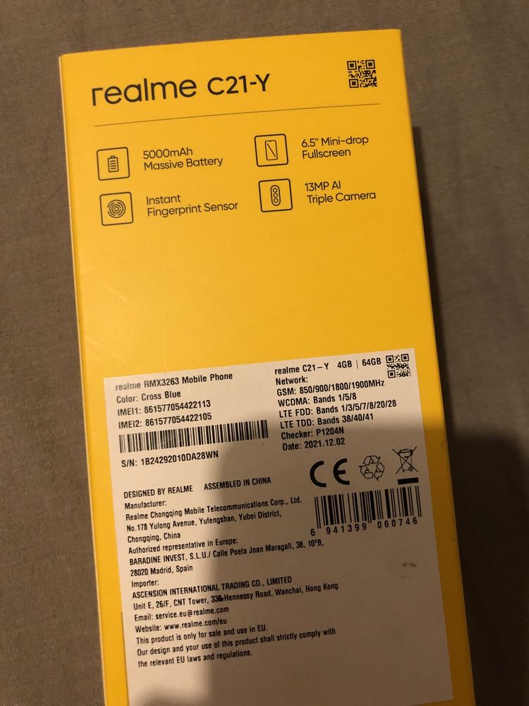 Zadbany smartfon Realme C21-Y