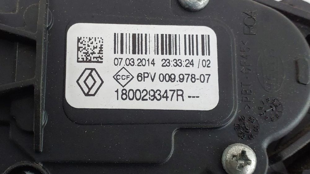 Pedal do acelerador RENAULT Clio IV Société