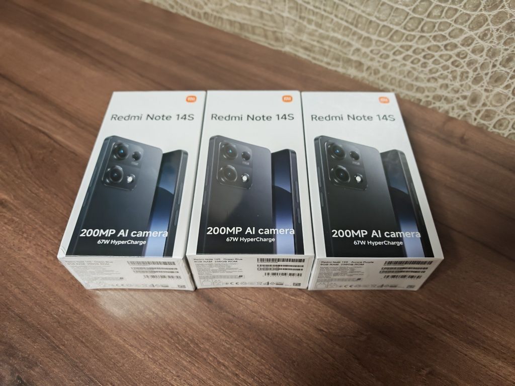 Смартфон Xiaomi Redmi Note 14S (8/256 Гб, Global+ NFC+ блок живлення)