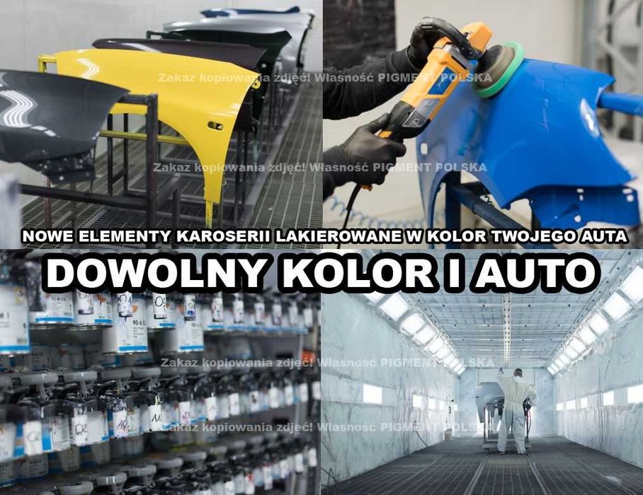 NOWY PRZÓD w KAŻDY KOLOR | Maska + Zderzak+ 2 Błotniki + 2 Reflektory