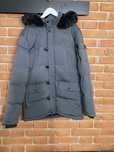 Zimowa Meska Kurtka Parka SikSilk szara rozm. L