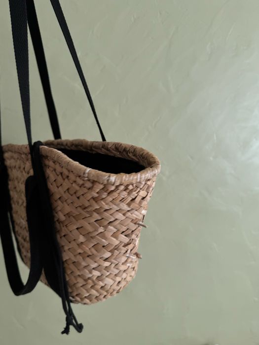 Сумка солом’яна плетена