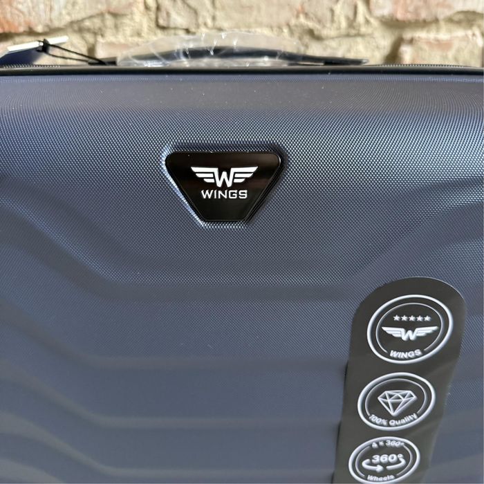 Валіза дорожня середня Wings PEA01 М Синя