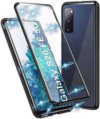 Etui 3w1 Magnetic GLASS 360° do Samsung Galaxy S20 FE - Aluminium