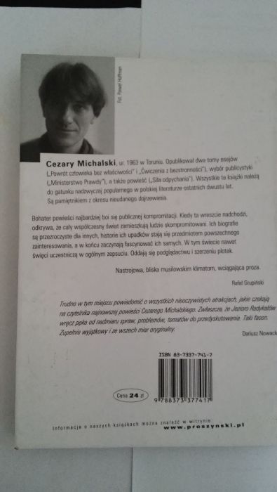 książka jezioro radykałów/ Cezary Michalski