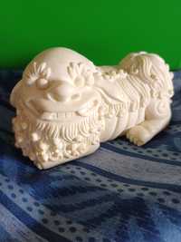 Chińska figurka lew vintage retro