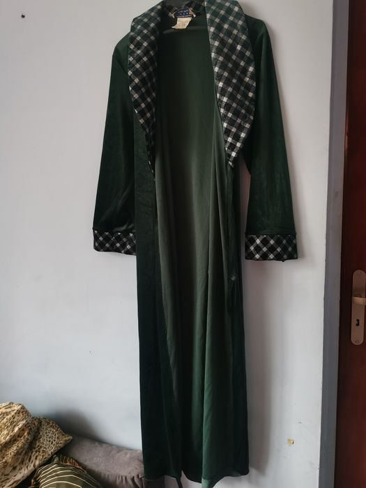 Długi szlafrok z paskiem