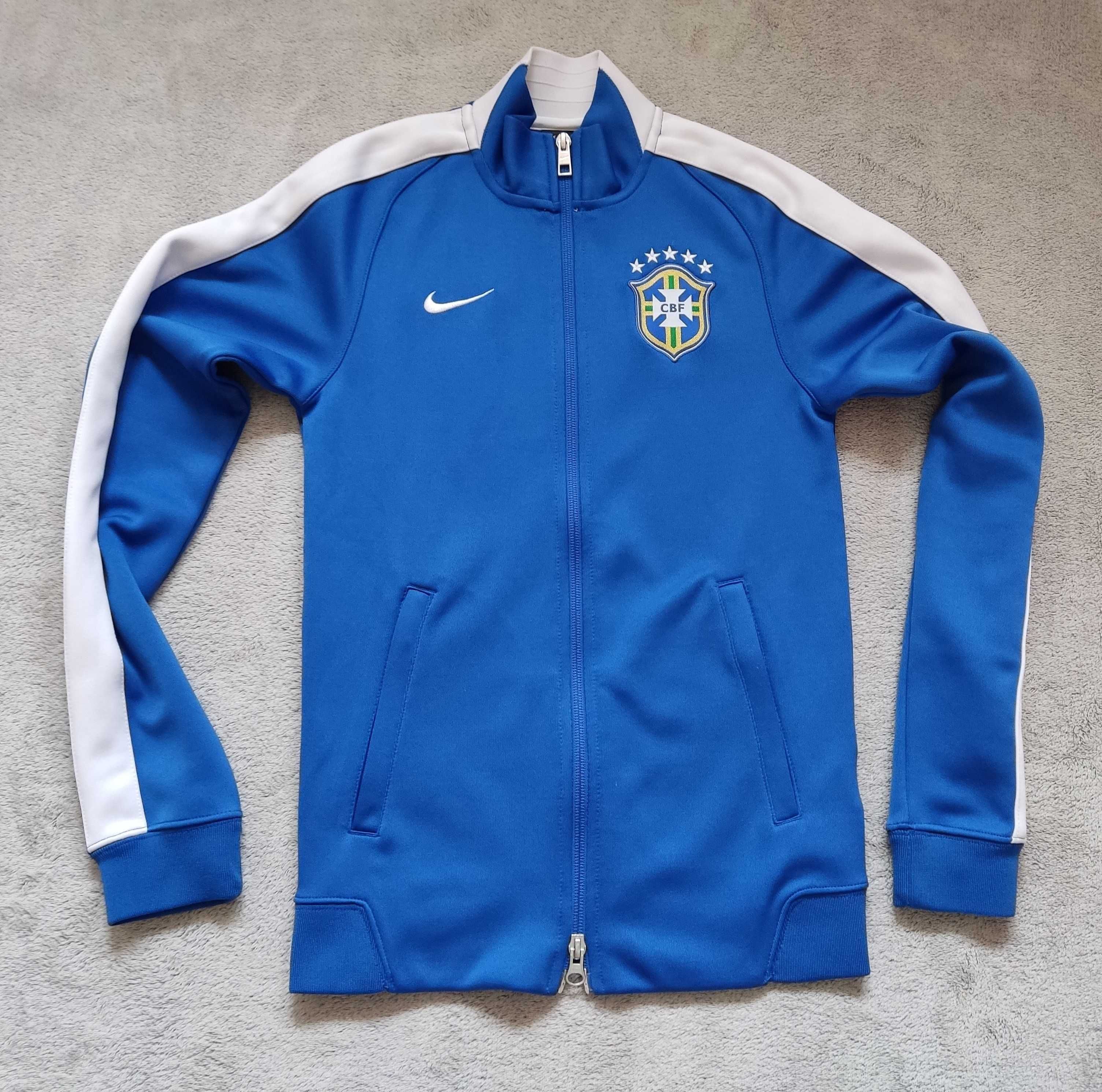 bluza r. XS Nike niebieska na zamek
