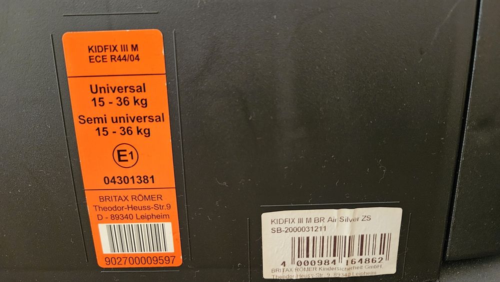 Fotelik Samochodowy Britax Romer Kidfix III M  15-36 kg