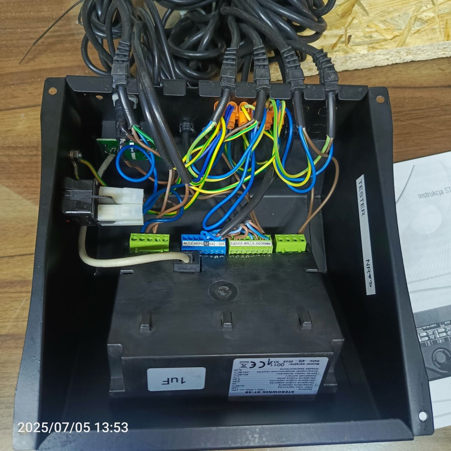 Sterownik Tech ST48 do pieca z podajnikiem.