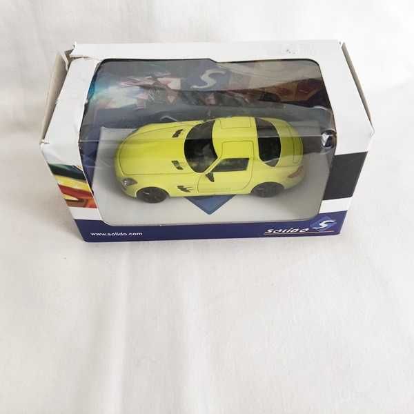 Mercedes Benz SLS AMG 2010 Amarelo 1/43 Solido Novo