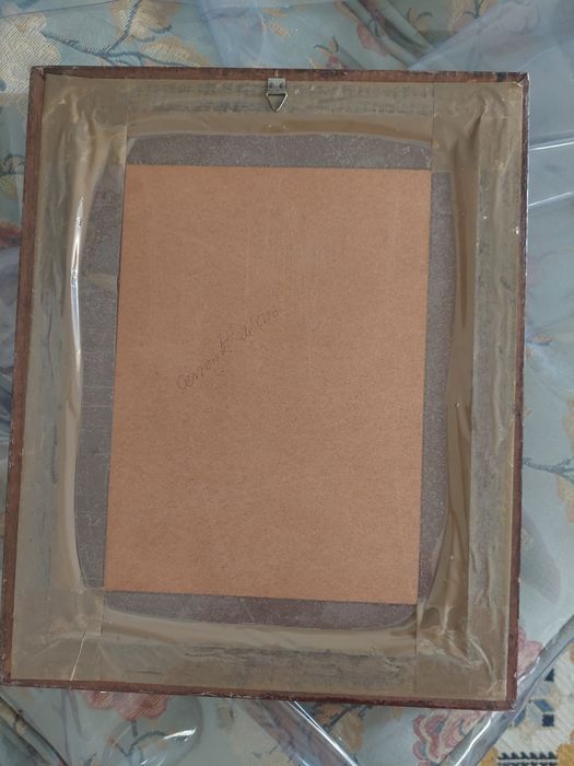 Pintura muito antiga assinada arte quadro