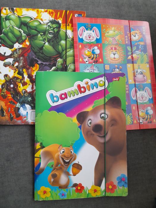 Przybory szkolne, zeszyty,bloki,farby,piórniki,