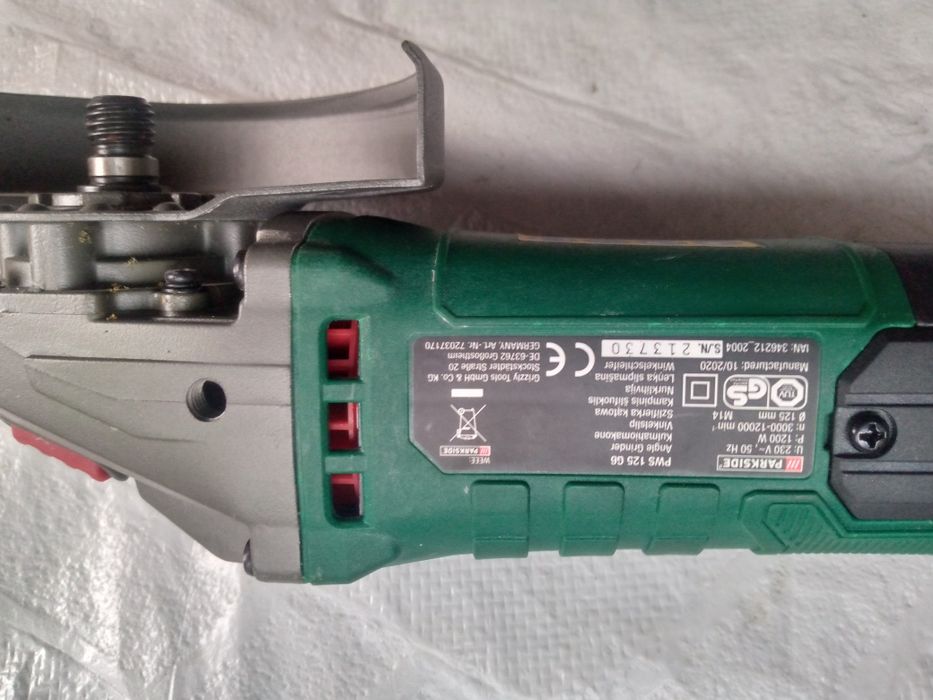 Болгарка PARKSIDE PWS 125 G6