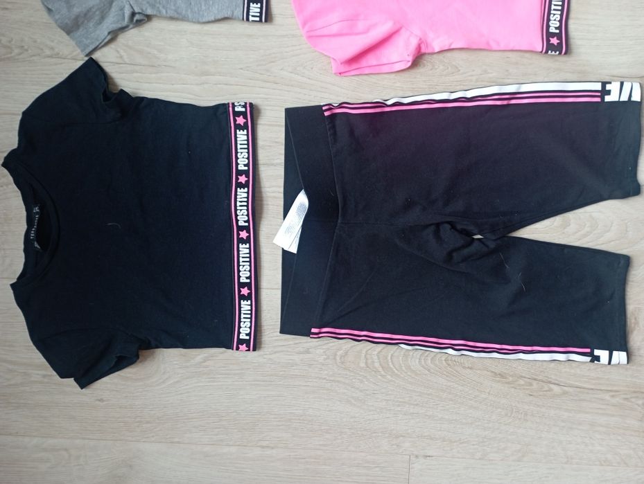 Ubranka sportowe, szorty, bluzka 6-7