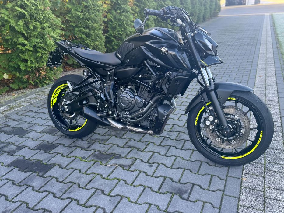 Yamaha MT MT07 2023r 74 koni nowy model z Tabletem Sprowadzony Szwajcaria