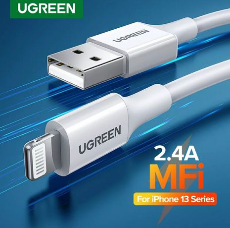 MFI Ugreen USB to Lightning. Кабель для iPhone.