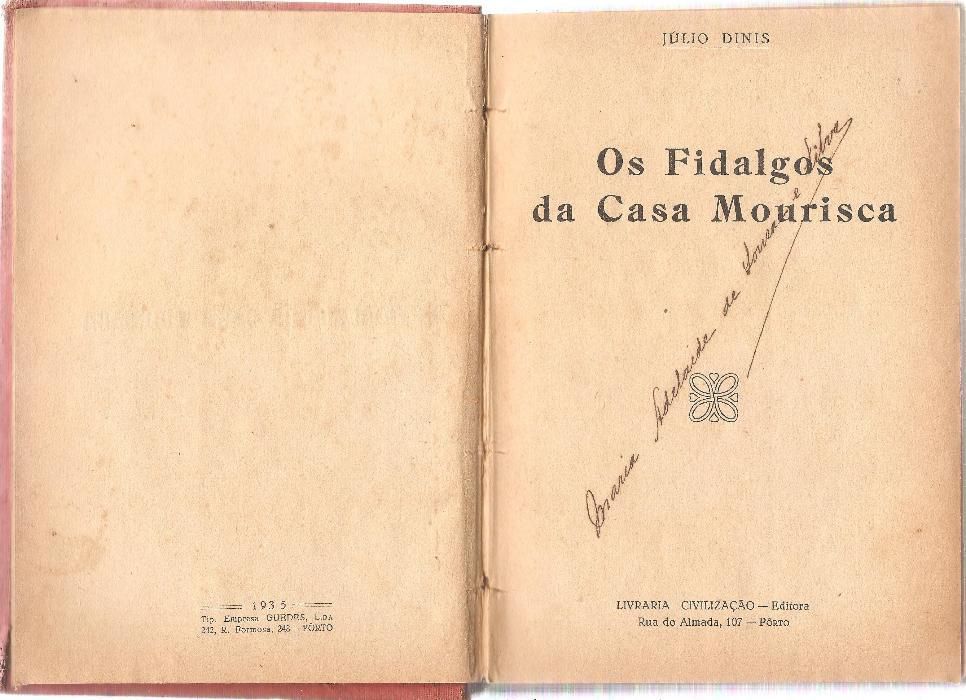 Os Fidalgos da Casa Mourisca - Julio Diniz