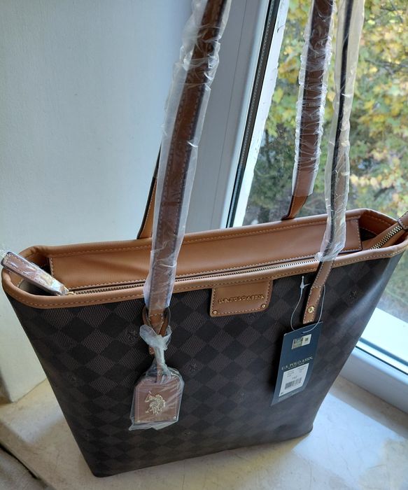 Сумка шопер u.s. Polo assn оригінал (шоппер поло оригинал) tote /тоут