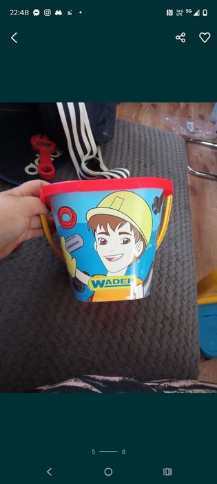 Wader zestaw mały mechanik majsterkowicz wózek