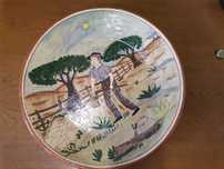 Prato alentejano pintado à mão