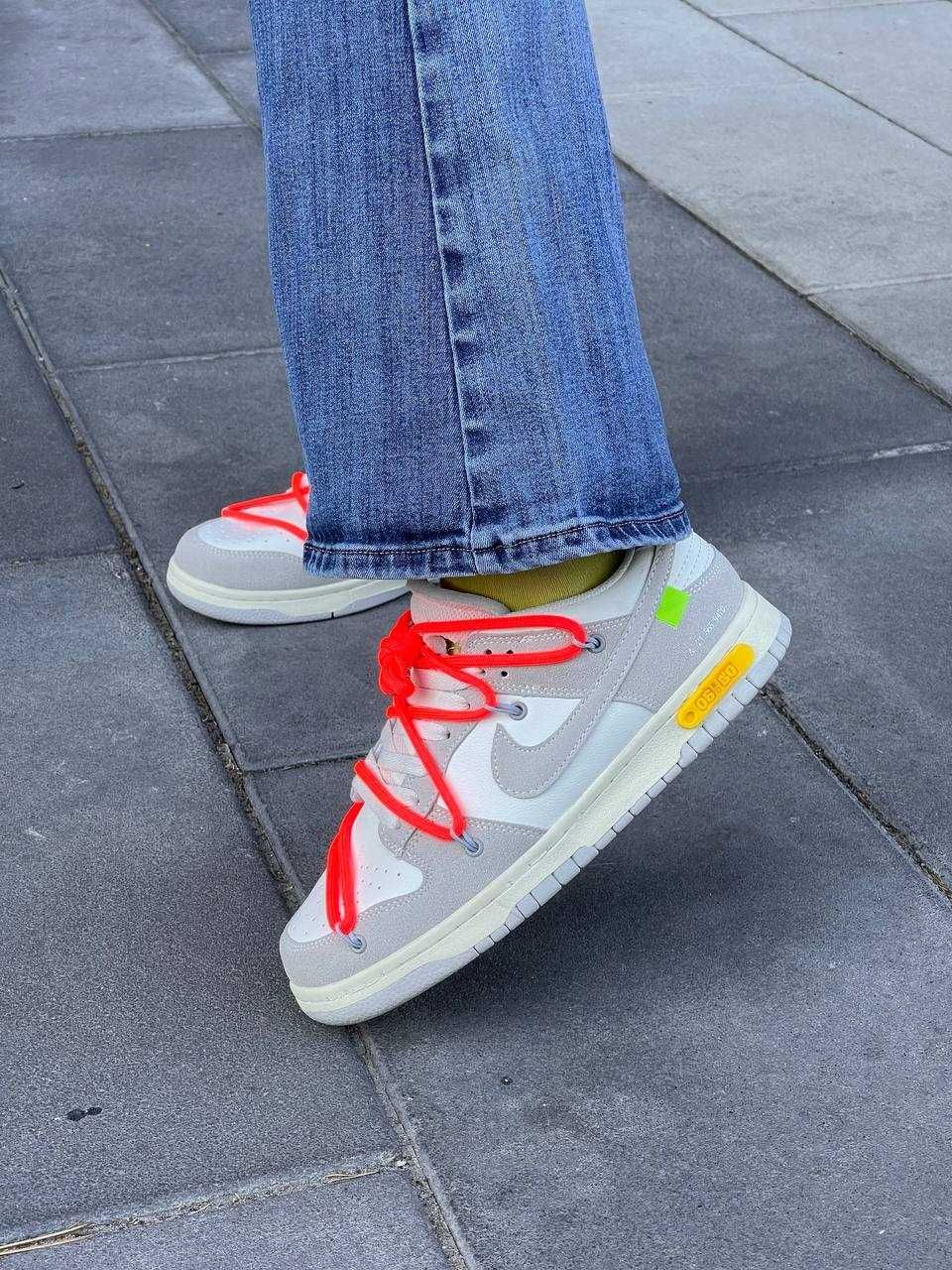ЗНИЖКА! 37(23,5 м) Nike SB Dunk Off-White Lot 38 офф вайт найк сб данк