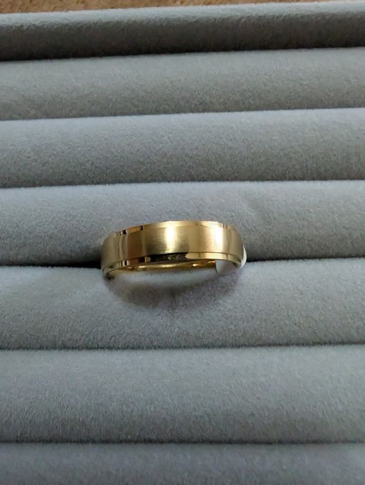 Alianças 6mm ouro lâminado