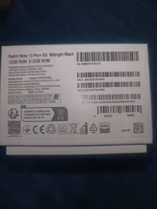 Sprzedam Smartfon Redmi Note 13Pro+5G