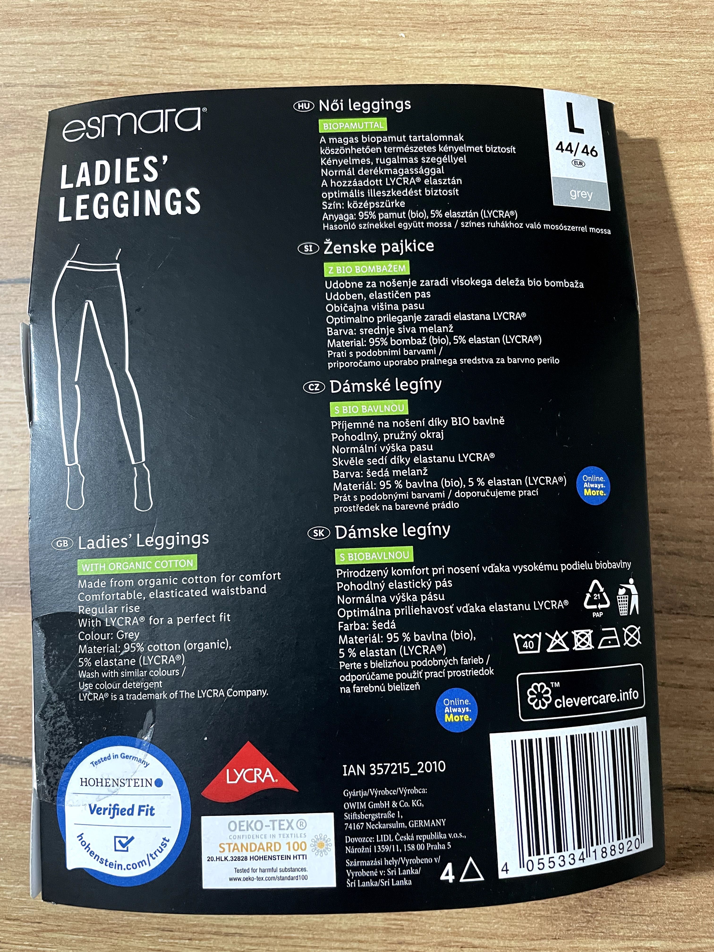 Legginsy Damskie rozmiar  L 44/46 Bio Bawełna