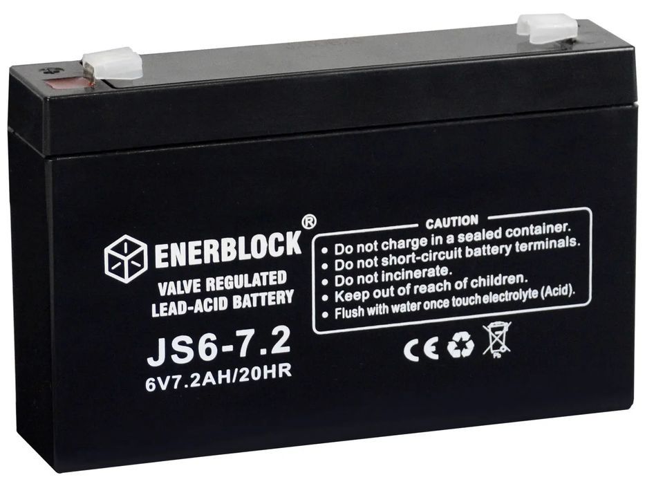 Akumulator ENERBLOCK AGM JS6-7.2 6V 7.2Ah