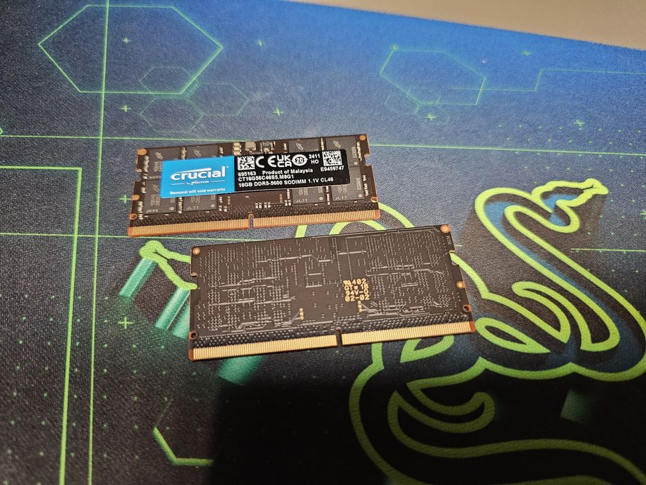 Пам'ять для ноутбуків Crucial 32 GB SO-DIMM DDR5 5600 MHz