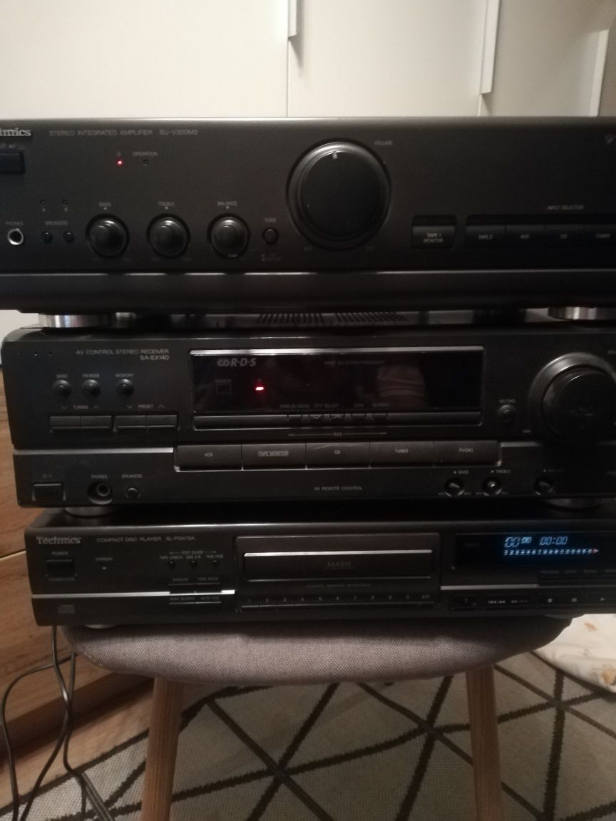 Zestaw Technics Wzmacniacz +Tuner+CD