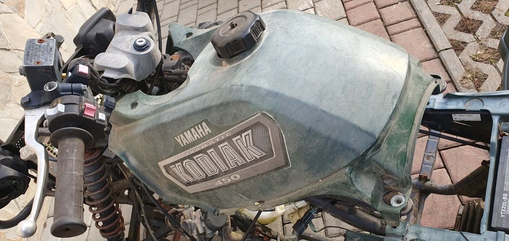 Chłodnica, Yamaha Kodiak Grizzly Bruin 400 450 wentylator grill wiązka