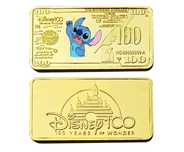 Disney Stitch złota sztabka 100lecie